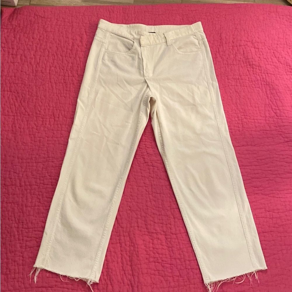 Brunello Cucinelli white jeans, US4